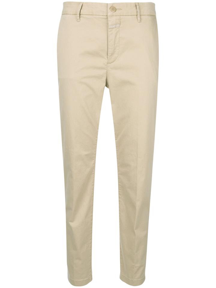 Closed Slim-fit Trousers - Nude & Neutrals
