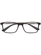 Giorgio Armani Square Frame Glasses - Brown