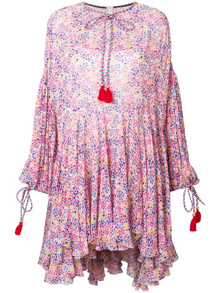 Philosophy Di Lorenzo Serafini Micro Floral Print Dress - Pink &