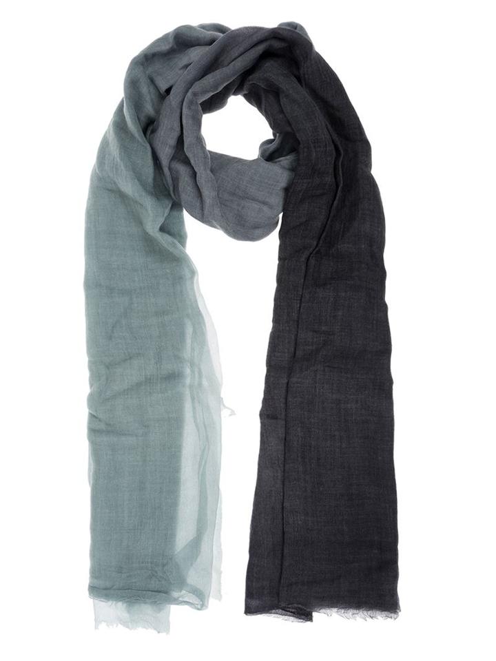 Faliero Sarti Ombre Scarf, Adult Unisex, Black, Cashmere