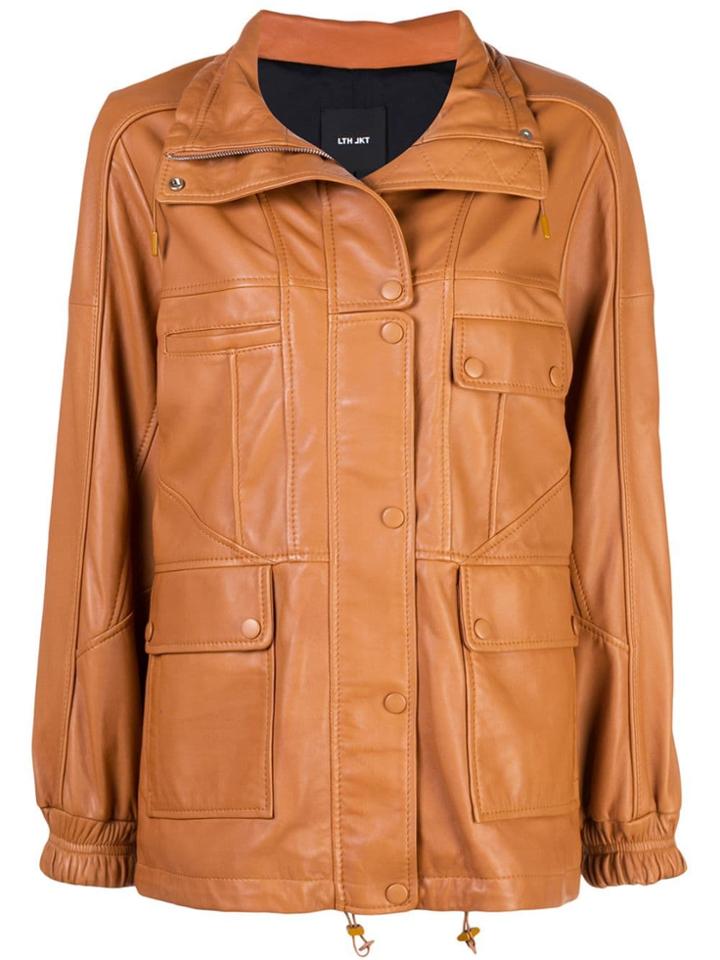 Lth Jkt Ela Jacket - Brown