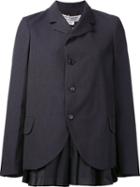 Comme Des Garçons Comme Des Garçons Pleated Detail Blazer
