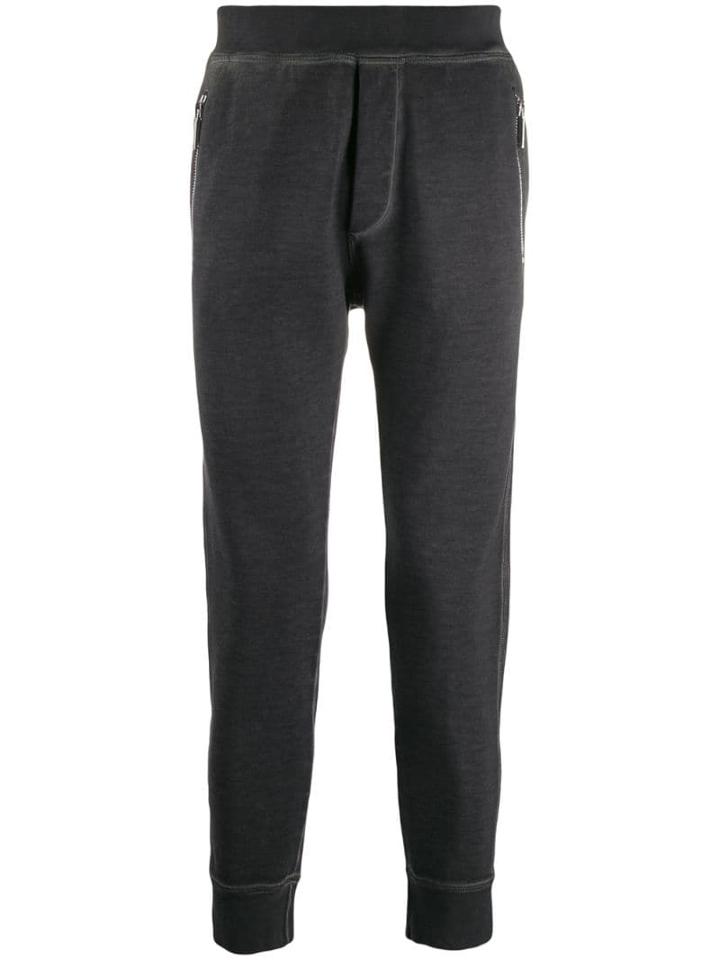 Dsquared2 Zip Detail Track Pants - Grey