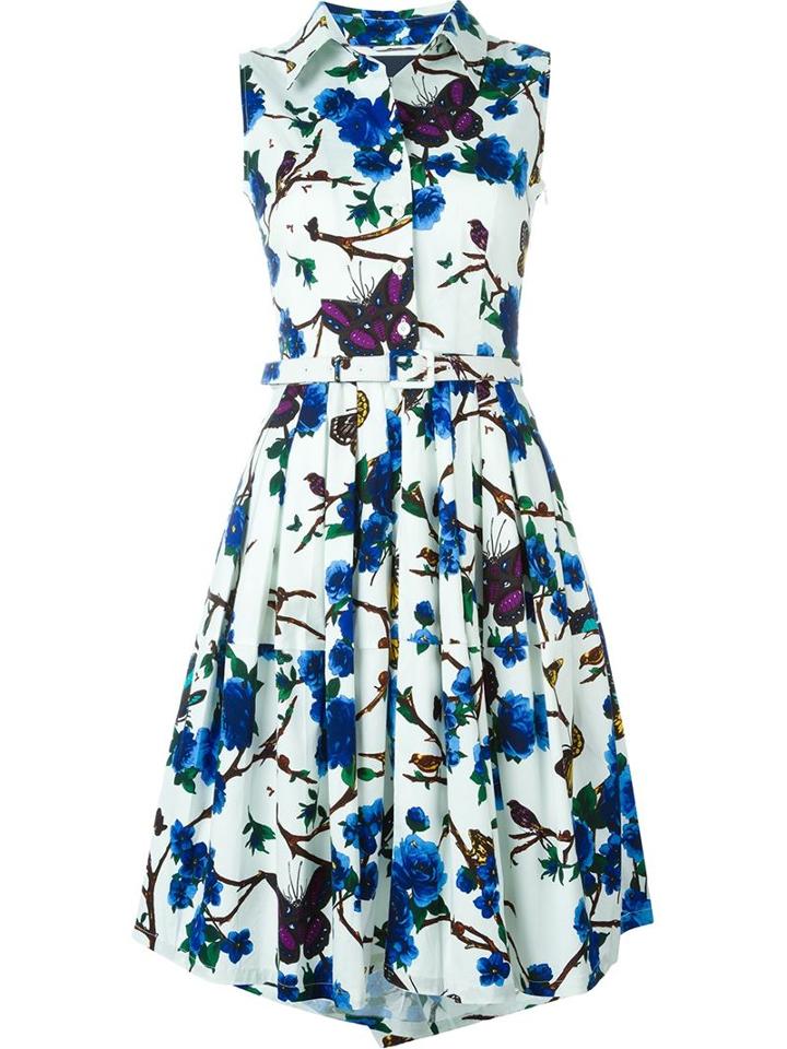 Samantha Sung Floral Print 'claire' Dress