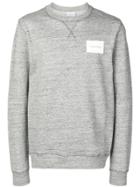 Calvin Klein Logo Patch Sweatshirt - Grey