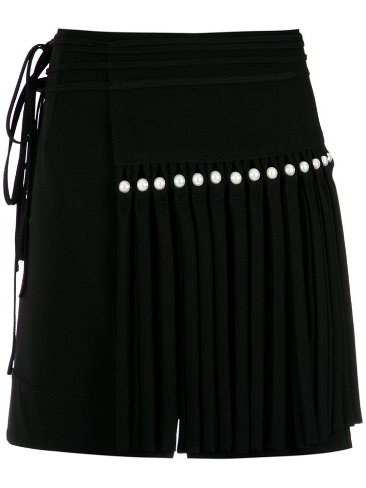 Reinaldo Lourenço Fringed Skirt - Black