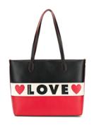 Love Moschino Printed Tote Bag - Black
