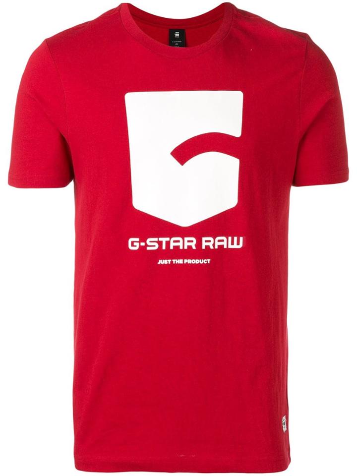 G-star Raw Research Logo Print T-shirt - Red