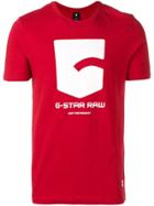 G-star Raw Research Logo Print T-shirt - Red