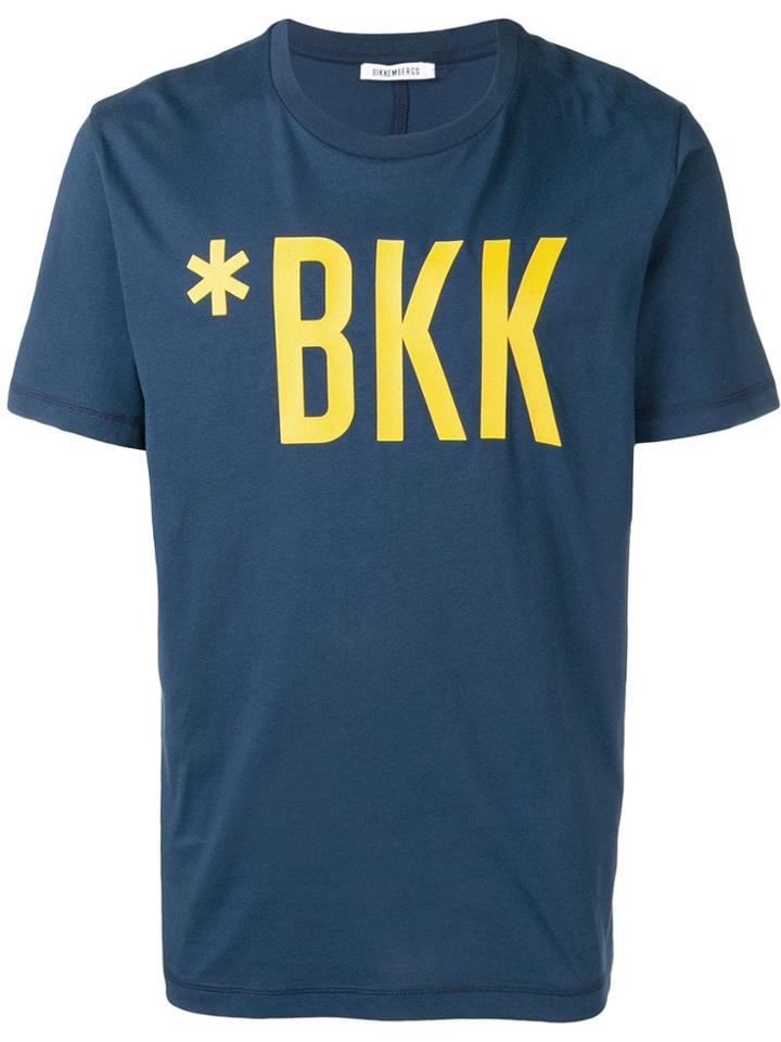 Dirk Bikkembergs Printed Logo T-shirt - Blue