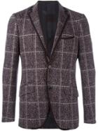 Etro Fine-knit Blazer, Men's, Size: 50, Pink/purple, Silk/cotton/wool