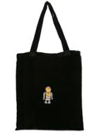 Jupe By Jackie Embroidered Tote Bag - Black