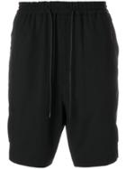 Juun.j Side Zip Track Shorts - Black