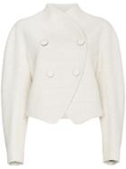Proenza Schouler Re-edition Wool Cotton-blend Double Breasted Jacket -