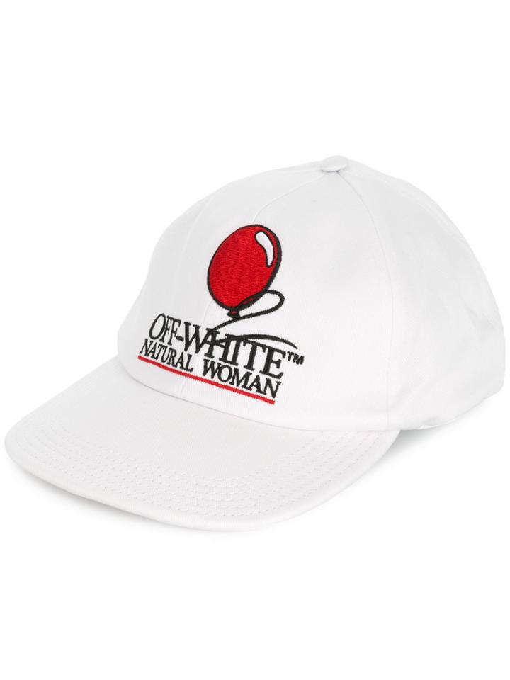 Off-white Embroidered Baseball Cap