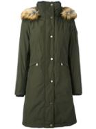 Michael Michael Kors Padded Parka Coat, Women's, Size: Medium, Green, Polyester/cotton/feather Down
