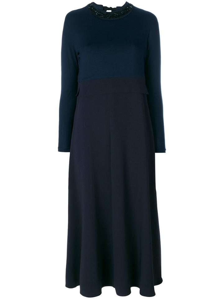 's Max Mara Long Casual Dress - Blue