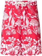 Polo Ralph Lauren Printed Swim Shorts - 001 Red