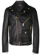 Versace Classic Biker Jacket - Black