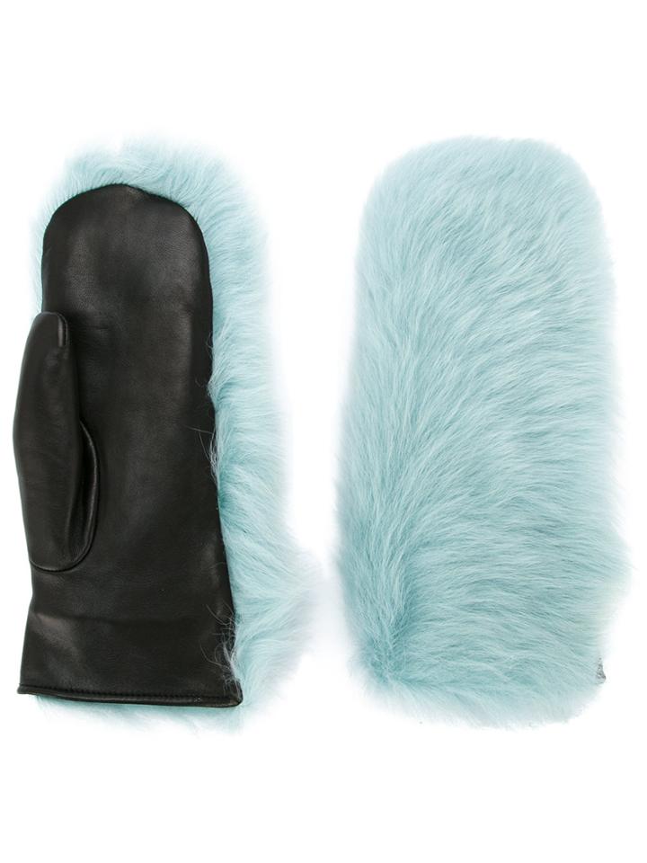 Cityshop Panelled Gloves - Blue