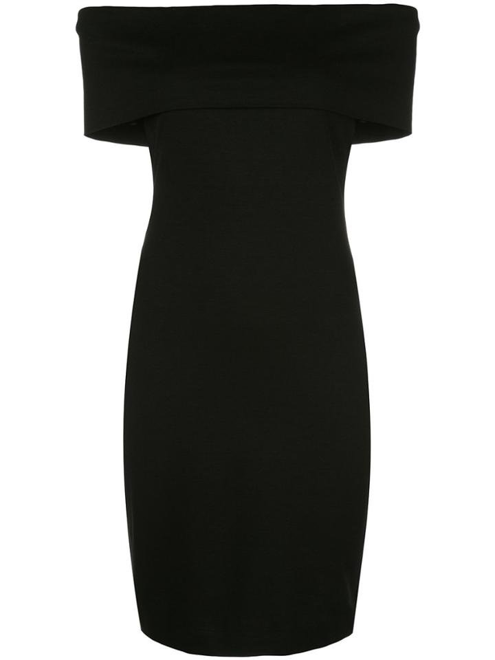 Rosetta Getty Banded Off-shoulder Dress - Black