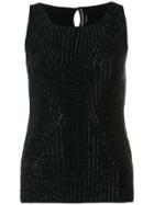 Ermanno Scervino Cotton Knit Top - Black