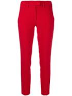 Dondup Perfect Cropped Trousers - Red