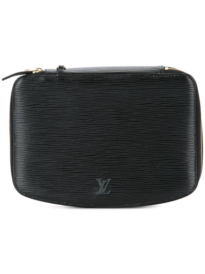 Louis Vuitton Vintage Montecarlo Pm Clutch - Black