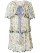 Chloé Tiered Floral Dress - Multicolour
