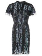 Haney Syd Sequined Mini Dress - Blue