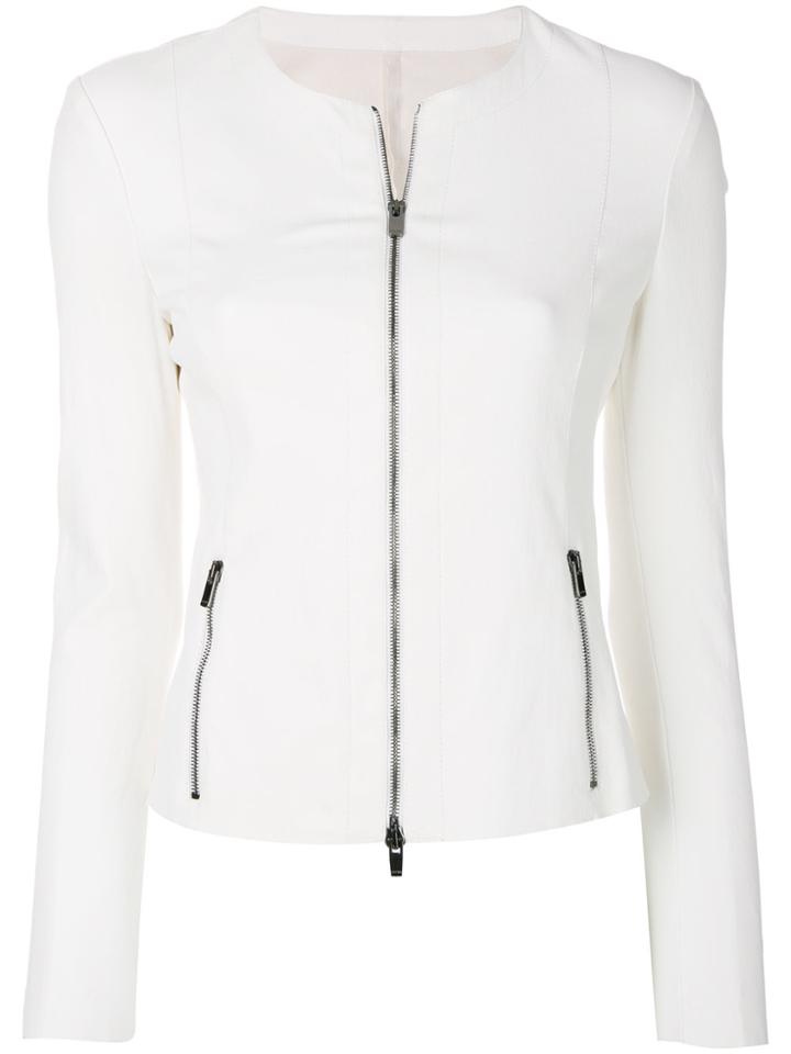 Drome Zipped Jacket - White