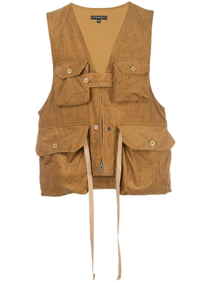Engineered Garments Game Vest - Brown