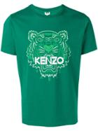 Kenzo Logo Printed T-shirt - Green