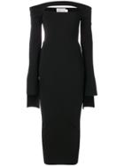 Solace London Carmel Off-the-shoulder Dress - Black
