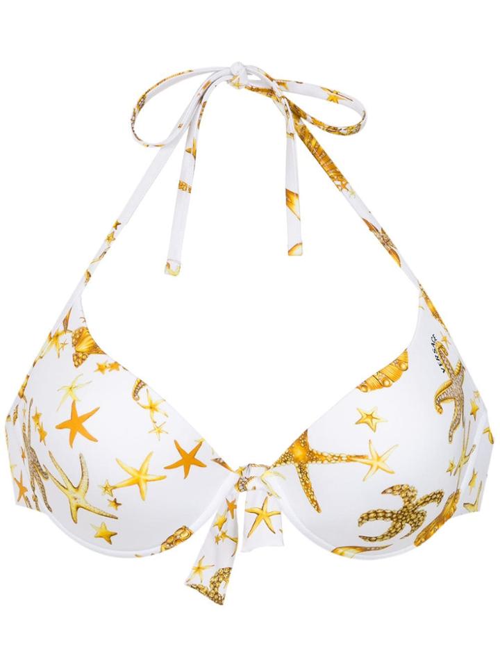 Versace Trésor De La Mer Bikini Top - White