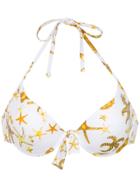 Versace Trésor De La Mer Bikini Top - White