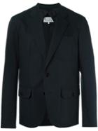 Maison Margiela Button Fastening Blazer, Men's, Size: 50, Black, Cotton/viscose