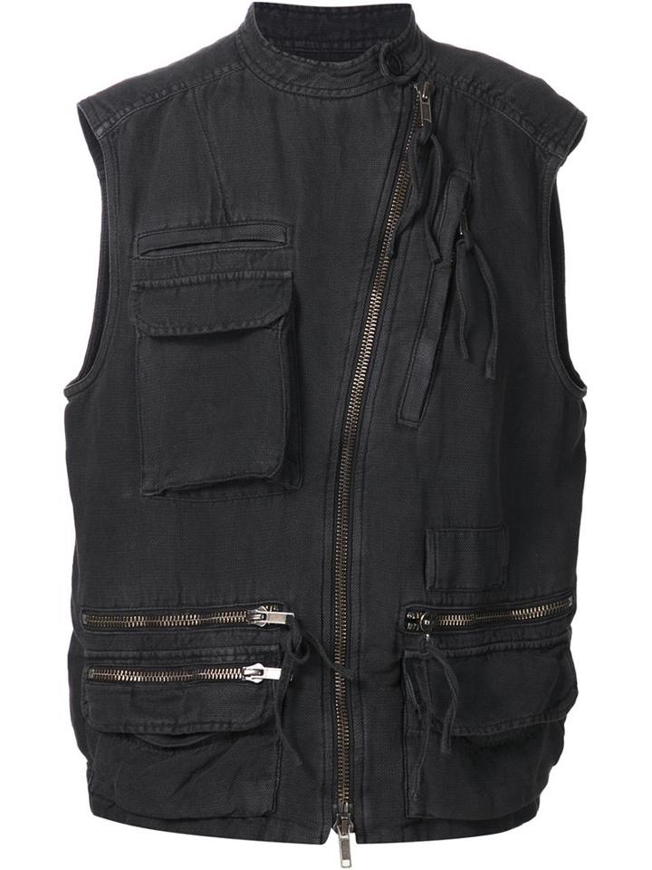 Haider Ackermann Striped Lightweight Coat