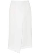 Gloria Coelho Wrap Midi Skirt - White