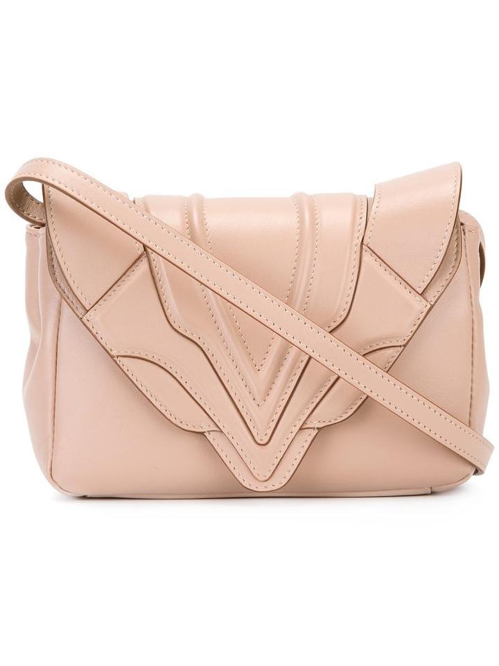 Elena Ghisellini Sensu Crossbody Bag, Women's, Pink/purple, Calf Leather