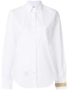 Thom Browne Watch Embellished Classic Shirt - White
