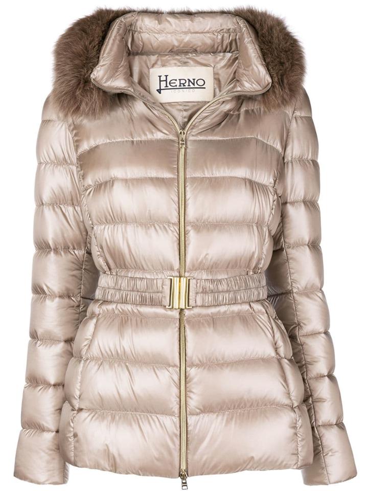 Herno Trimmed Padded Jacket - Nude & Neutrals