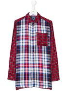 Tommy Hilfiger Junior Checked Shirt - Red