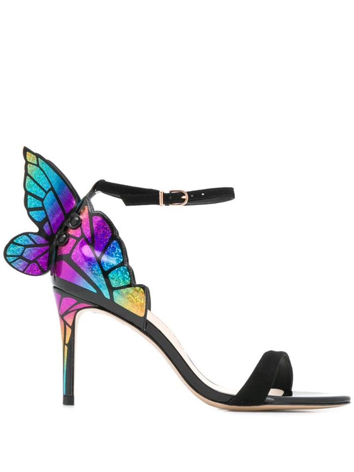 Sophia Webster Butterfly Stiletto Sandal - Black