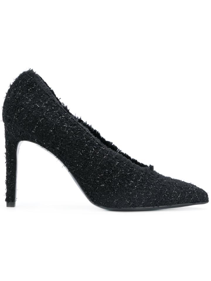 Stuart Weitzman Jacquard Pumps - Black