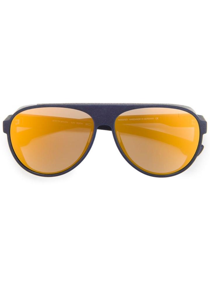 Mykita 'perth' Sunglasses, Adult Unisex, Blue, Acetate