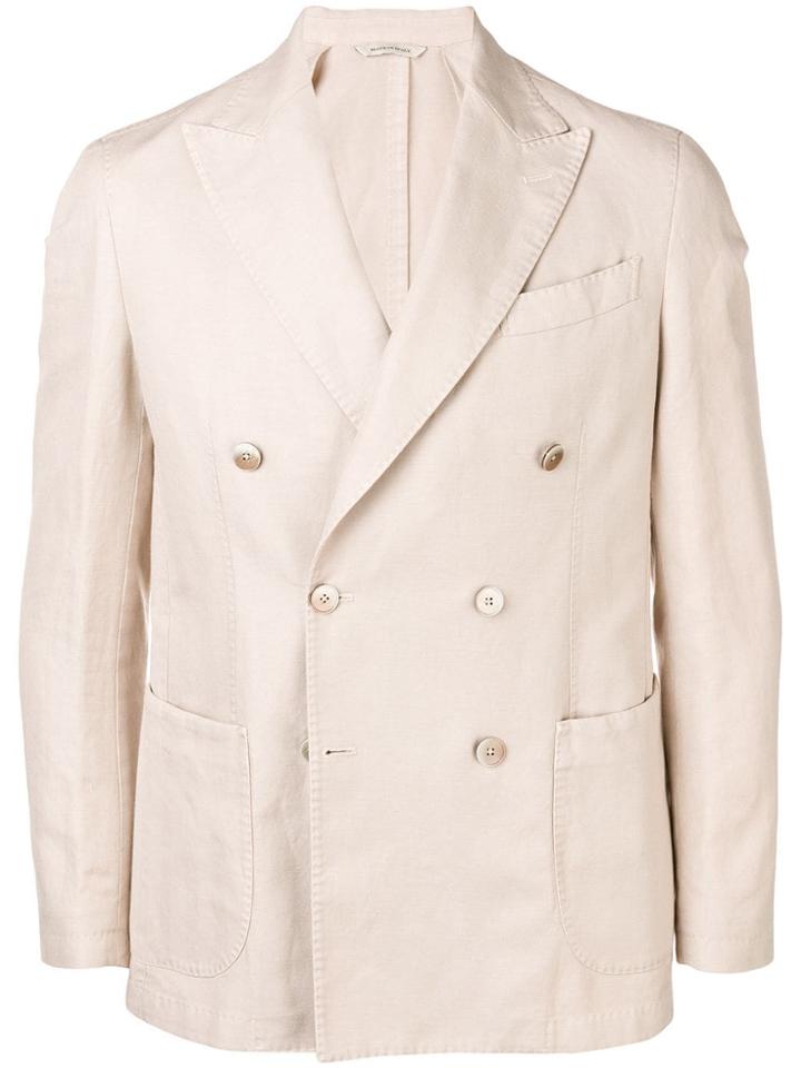 Al Duca D'aosta 1902 Double Breasted Blazer - Neutrals