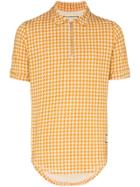 Prévu Giovinco Houndstooth Polo Shirt - Neutrals