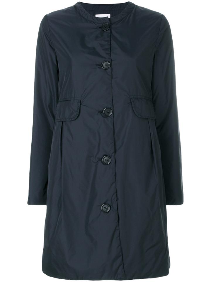 Aspesi Button-down Fitted Coat - Blue