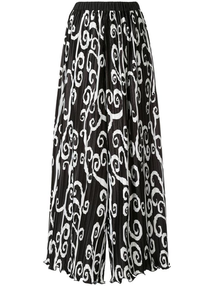 Romance Was Born Fortuny Vine Pant - Black